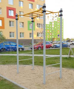 foto zestaw sprawnościowy z drabinkami gimnastycznymi