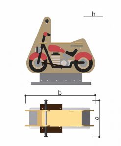 bujak dla dzieci motocykl wymiary
