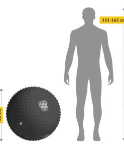 Pilka rehabilitacyjna z wypustkami 65 cm 4