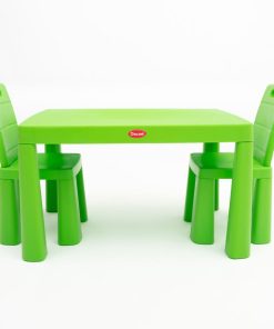 jasnozielony zestaw meble plastikowy