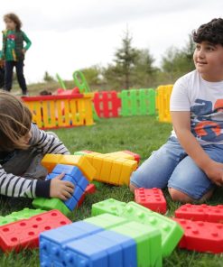 małe klocki edukacyjne na wózku King sztuk ()