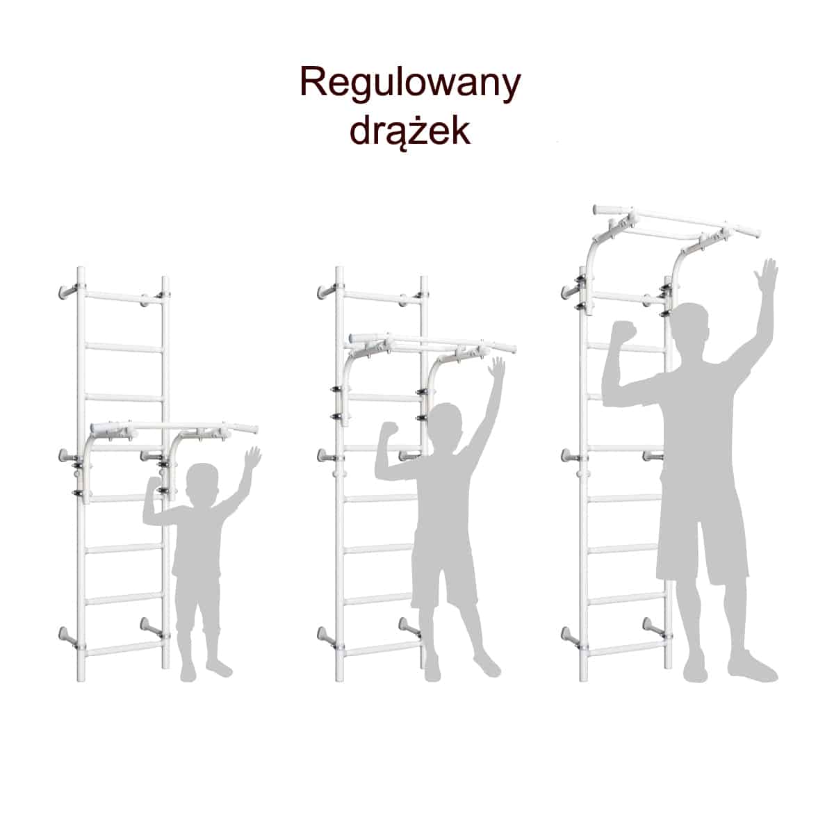 drabinka gimnastyczna Next 1 szara drazek drabinka gimnastyczna Next 1 szara drazek