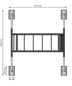 silownia ogrodowa playbase MLT wymiary